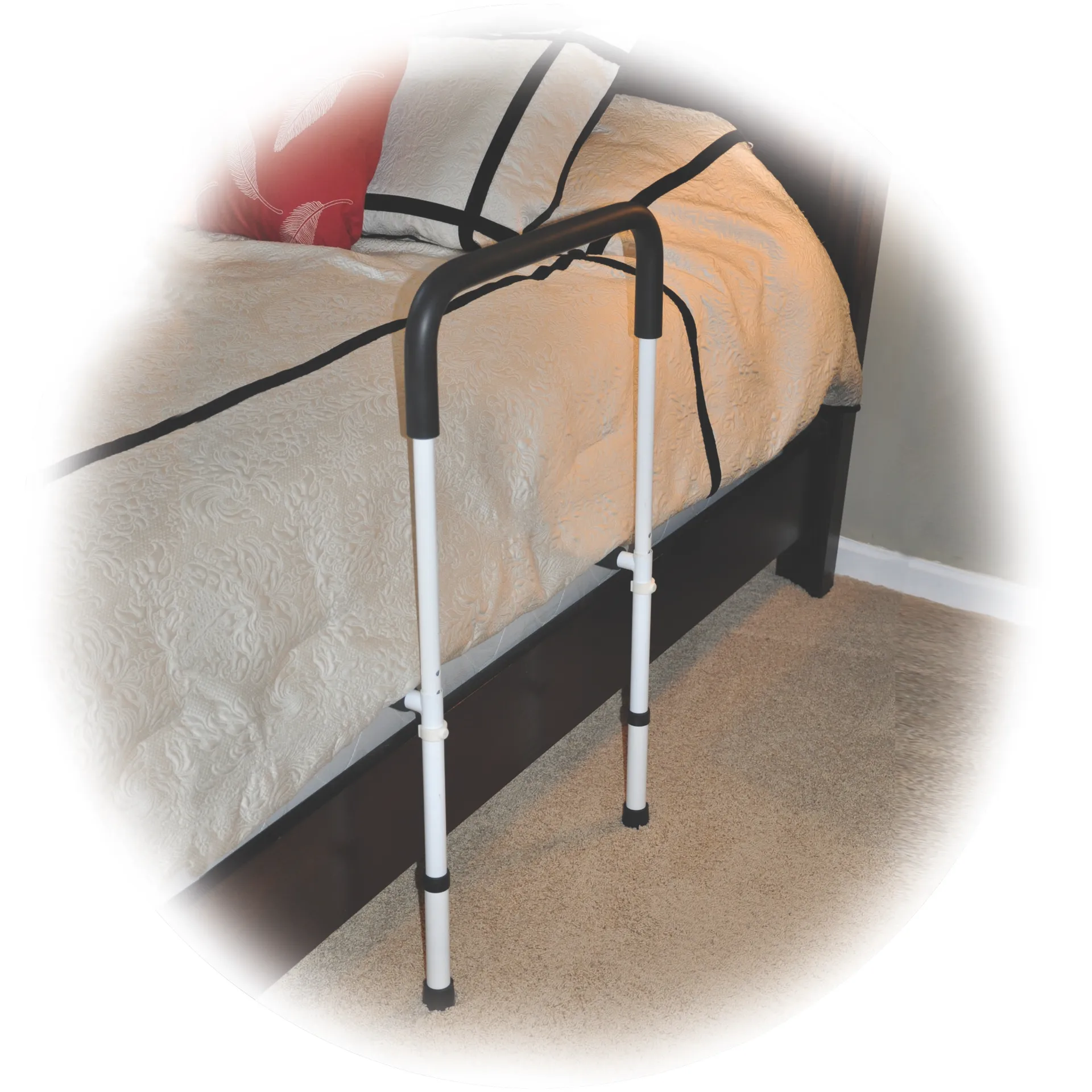 Drive Medical Adjustable Height Home Bed Assist Handle - Image 5
