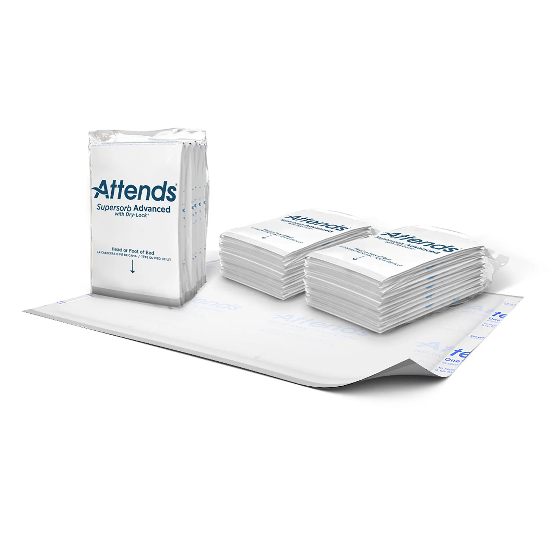 Attends Supersorb Maximum Premium Underpads, Heavy Absorbency Attends Supersorb Maximum Premium Underpads, Heavy Absorbency