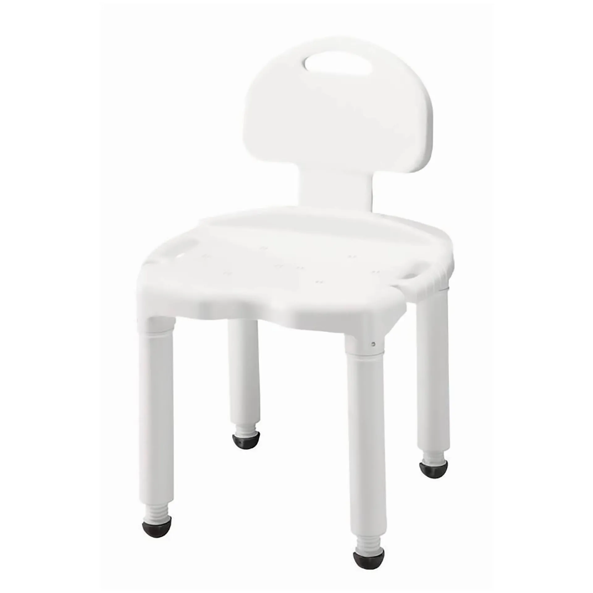Carex Universal Bath Bench Plastic Frame With Backrest Carex Universal Bath Bench Plastic Frame With Backrest