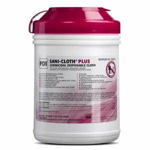 Sani-Cloth® Plus Surface Disinfectant Cleaner Premoistened NonSterile Alcohol Scent Wipes Canister Sani-Cloth® Plus Surface Disinfectant Cleaner Premoistened NonSterile Alcohol Scent Wipes Canister