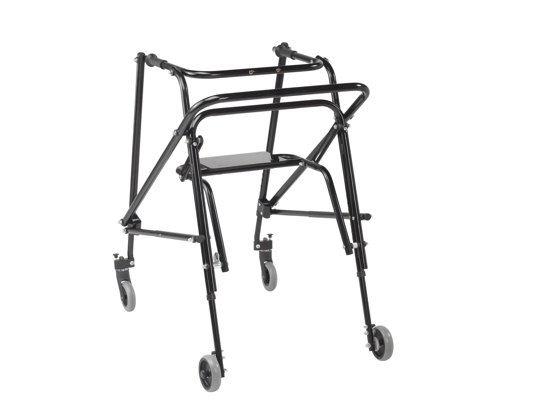 Drive Medical Nimbo 2G Lightweight Posterior Walker with Seat, Extra Large, Emperor Black - Image 5