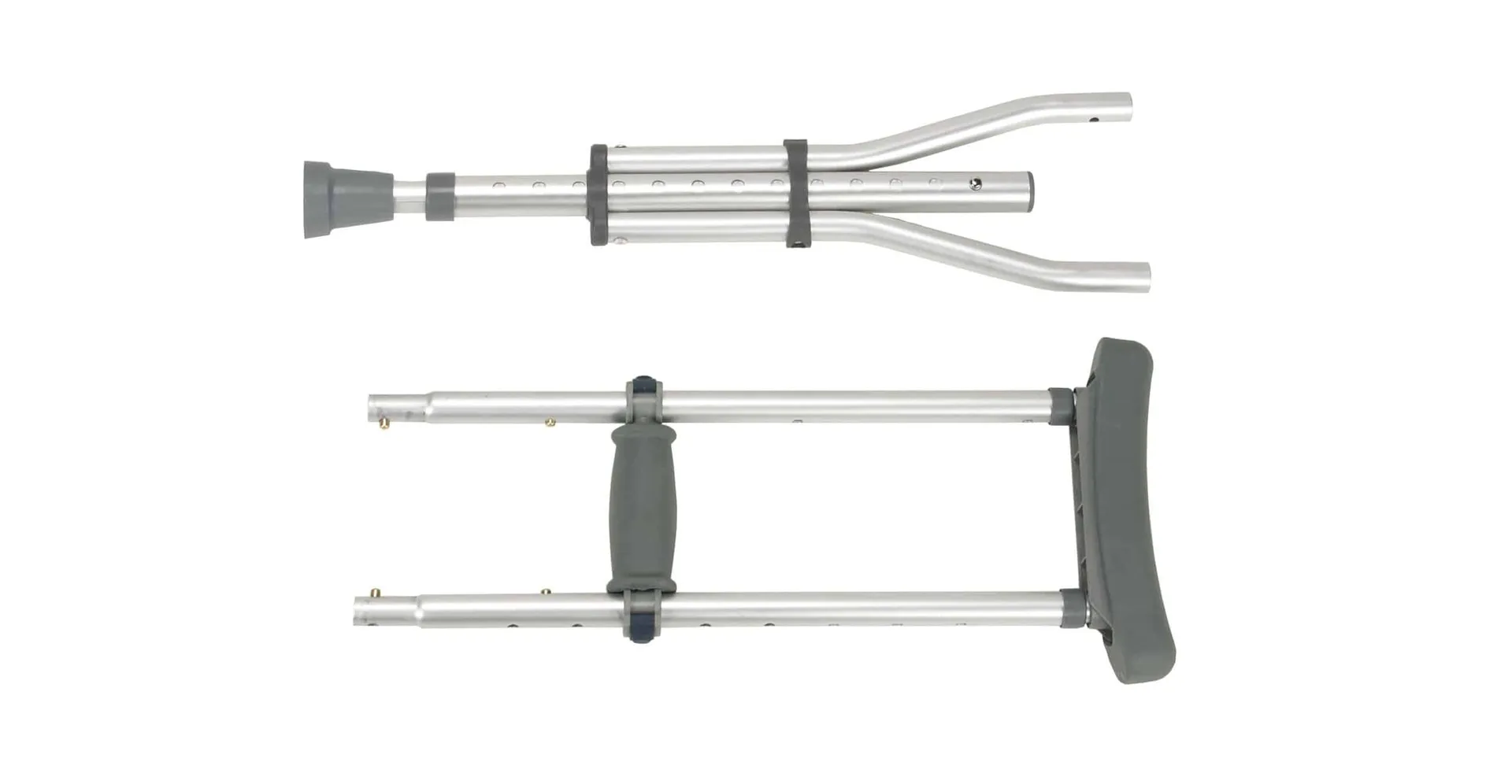 Drive Medical Knock Down Universal Aluminum Crutches, 1 Pair Drive Medical Knock Down Universal Aluminum Crutches, 1 Pair