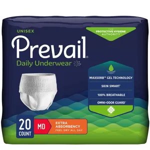 Prevail Adult Absorbent Daily Underwear Moderate Absorbency Unisex Prevail Adult Absorbent Daily Underwear Moderate Absorbency Unisex