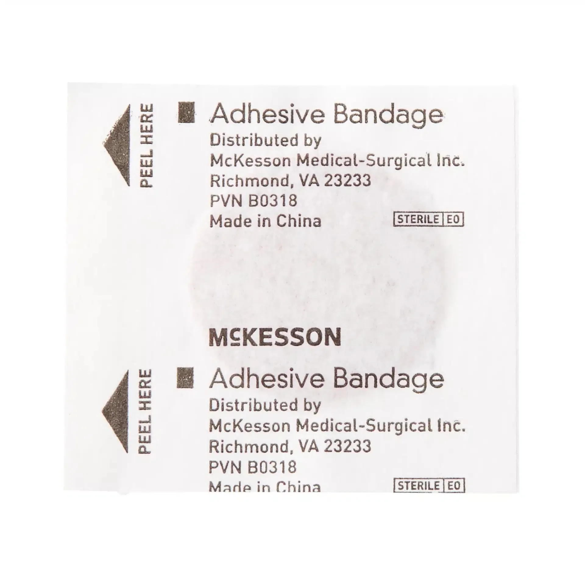 McKesson Round Tan Adhesive Spot Bandage Fabric Sterile, 1 Inch - Image 5