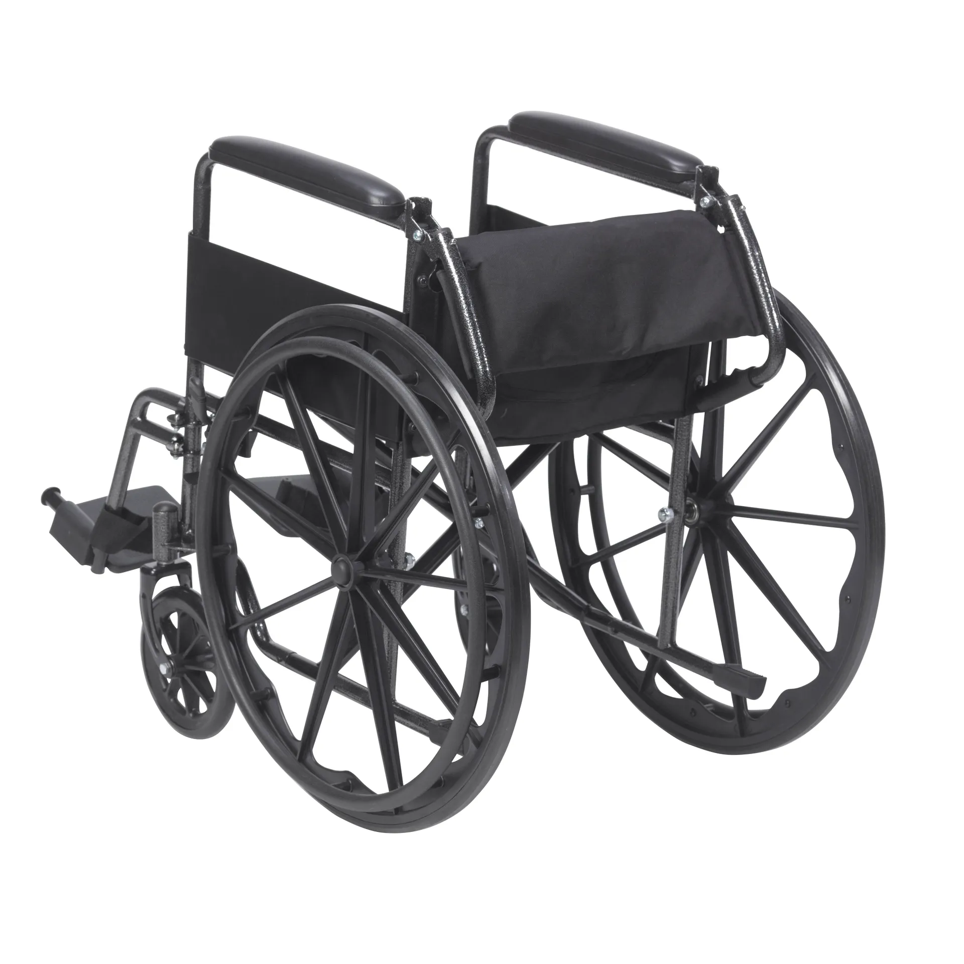 Drive Medical Silver Sport 1 Wheelchair with Full Arms and Swing away Removable Footrest - Image 5