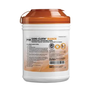 Sani-Cloth® Bleach Surface Disinfectant Cleaner Premoistened Germicidal Bleach Scent Wipes Canister Sani-Cloth® Bleach Surface Disinfectant Cleaner Premoistened Germicidal Bleach Scent Wipes Canister