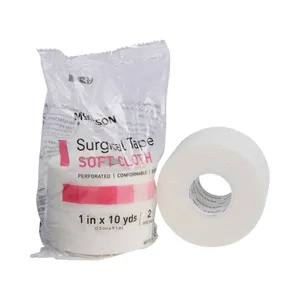 McKesson Perforated Soft Cloth Medical Tape White NonSterile McKesson Perforated Soft Cloth Medical Tape White NonSterile