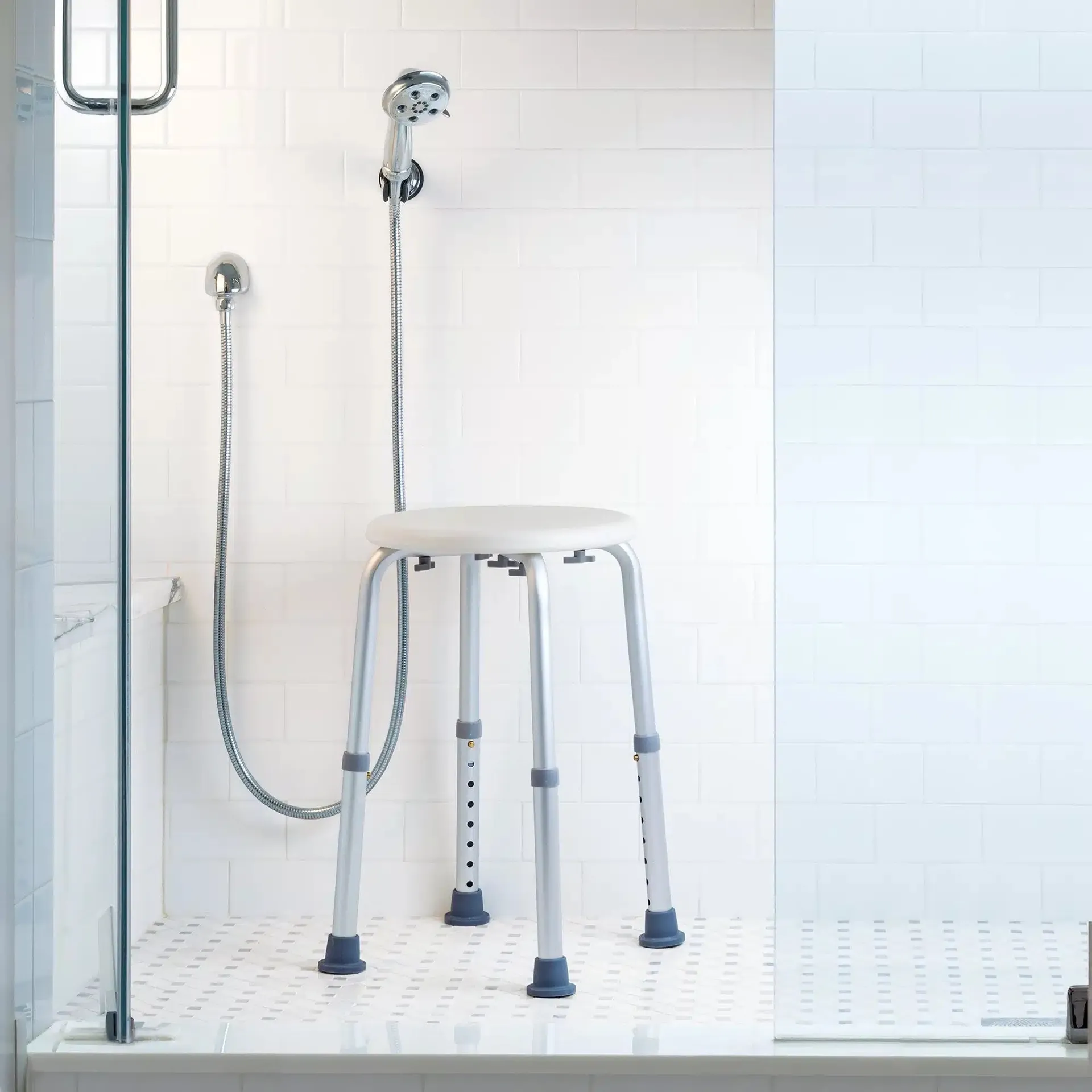 McKesson Aluminum Frame Shower Stool - Image 5