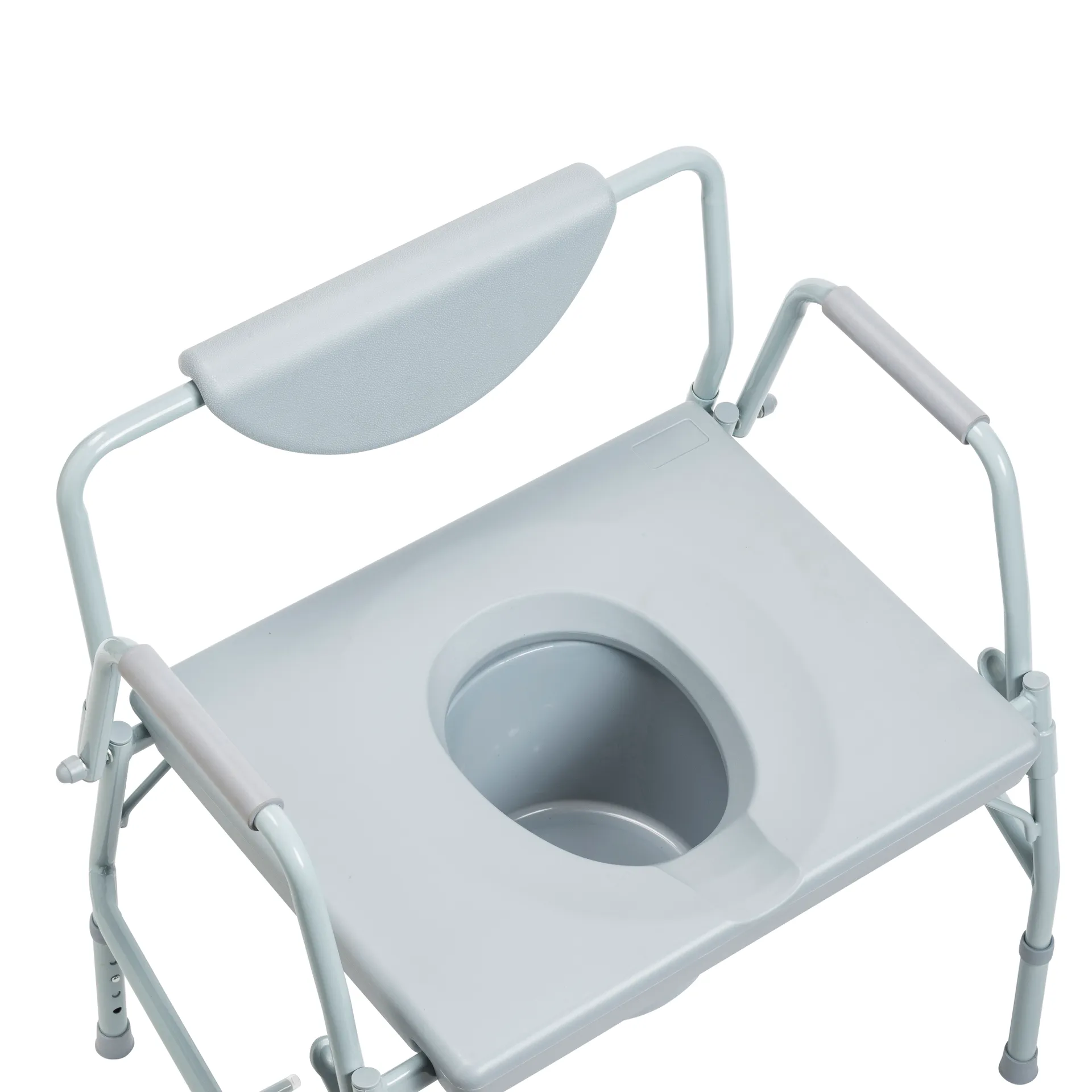 Drive Medical Bariatric Drop Arm Bedside Commode Chair - Image 7