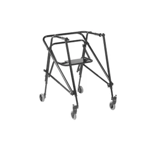 Drive Medical Nimbo 2G Lightweight Posterior Walker with Seat, Extra Large, Emperor Black Drive Medical Nimbo 2G Lightweight Posterior Walker with Seat, Extra Large, Emperor Black