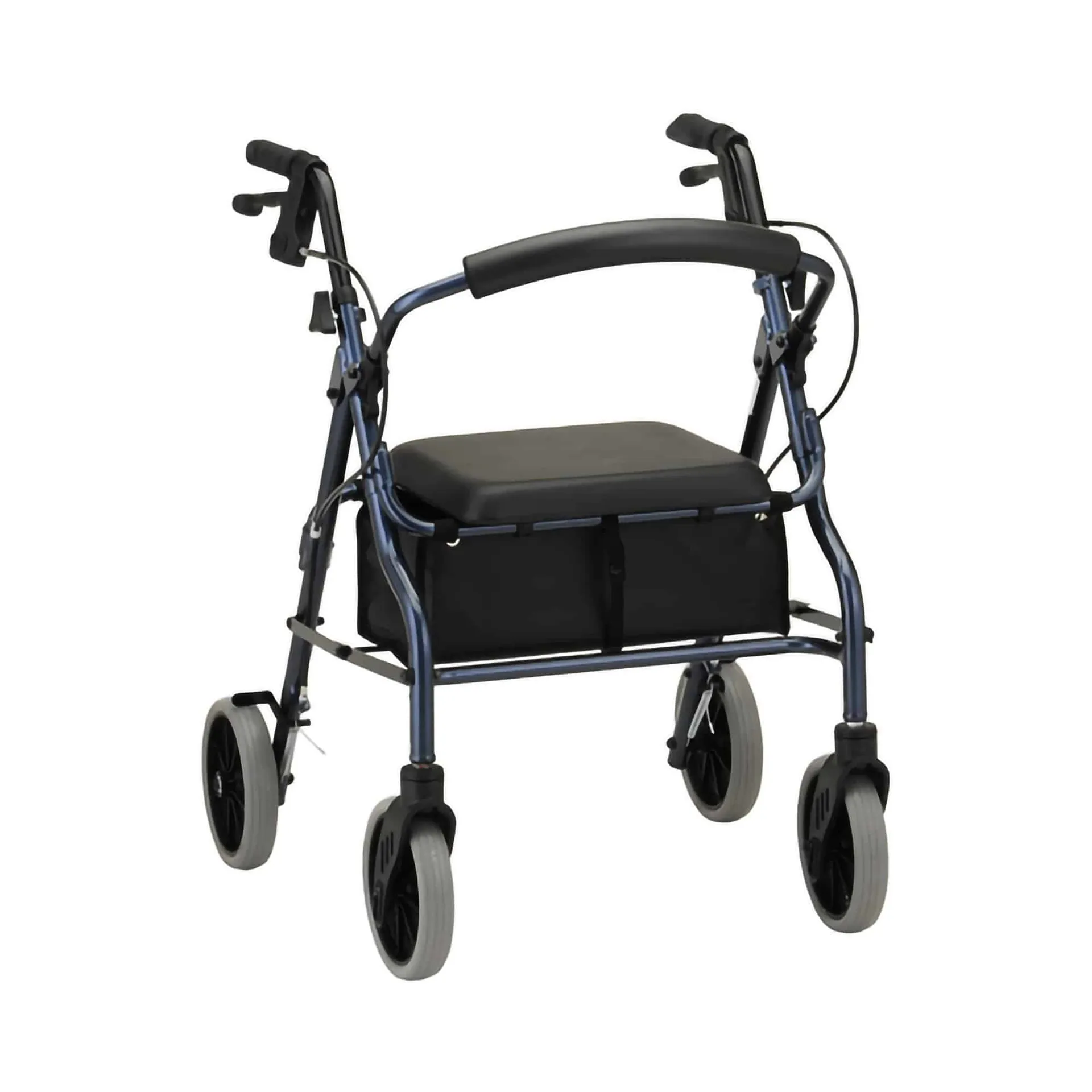 Nova Ortho-Med Zoom 20 4-Wheel Folding Rollator Adjustable Height Blue Nova Ortho-Med Zoom 20 4-Wheel Folding Rollator Adjustable Height Blue