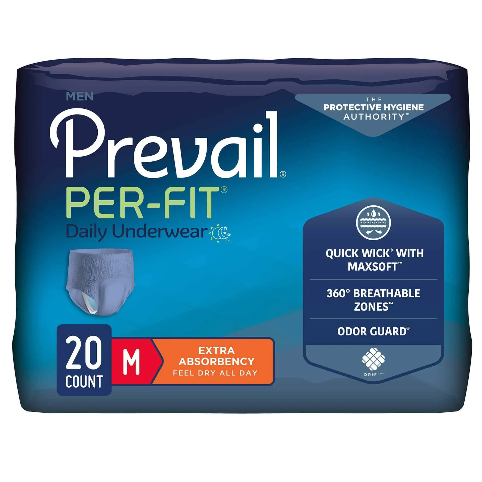Prevail Per Fit Men Underwear Moderate Absorbency Prevail Per Fit Men Underwear Moderate Absorbency