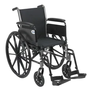 Drive Medical Cruiser III Light Weight Wheelchair with Flip Back Removable Arms Drive Medical Cruiser III Light Weight Wheelchair with Flip Back Removable Arms
