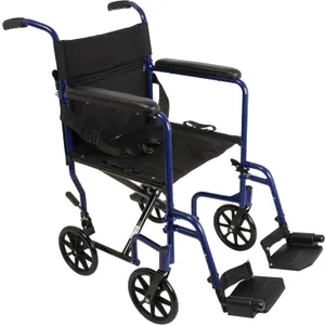 ProBasics Aluminum Lightweight Foldable Transport Chair With 19 inch Seat ProBasics Aluminum Lightweight Foldable Transport Chair With 19 inch Seat