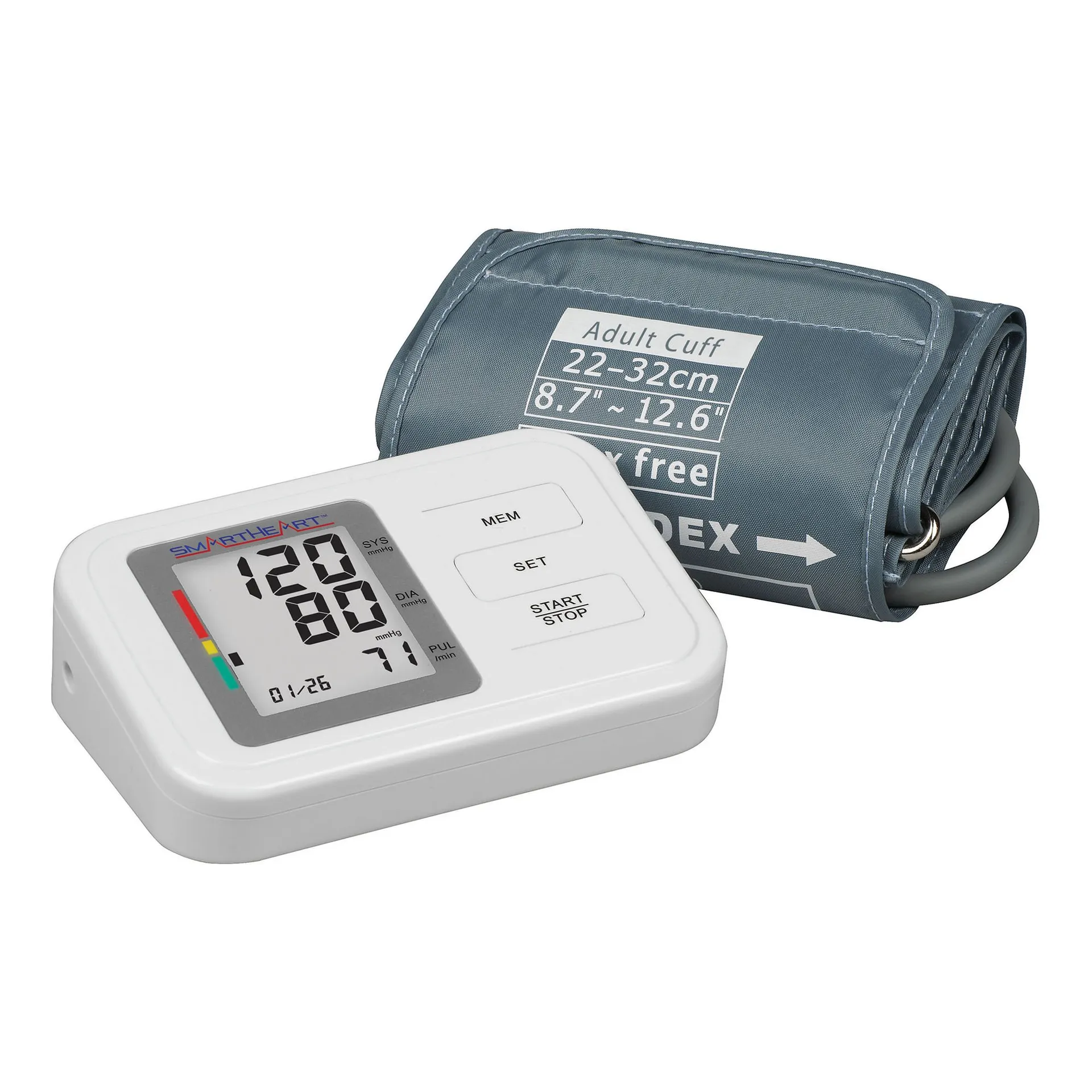 SmartHeart Automatic Wrist Blood Pressure Monitor With Adult Wrist Cuff SmartHeart Automatic Wrist Blood Pressure Monitor With Adult Wrist Cuff