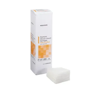 McKesson Premium Square Gauze Sponge 100% Cotton, NonSterile McKesson Premium Square Gauze Sponge 100% Cotton, NonSterile