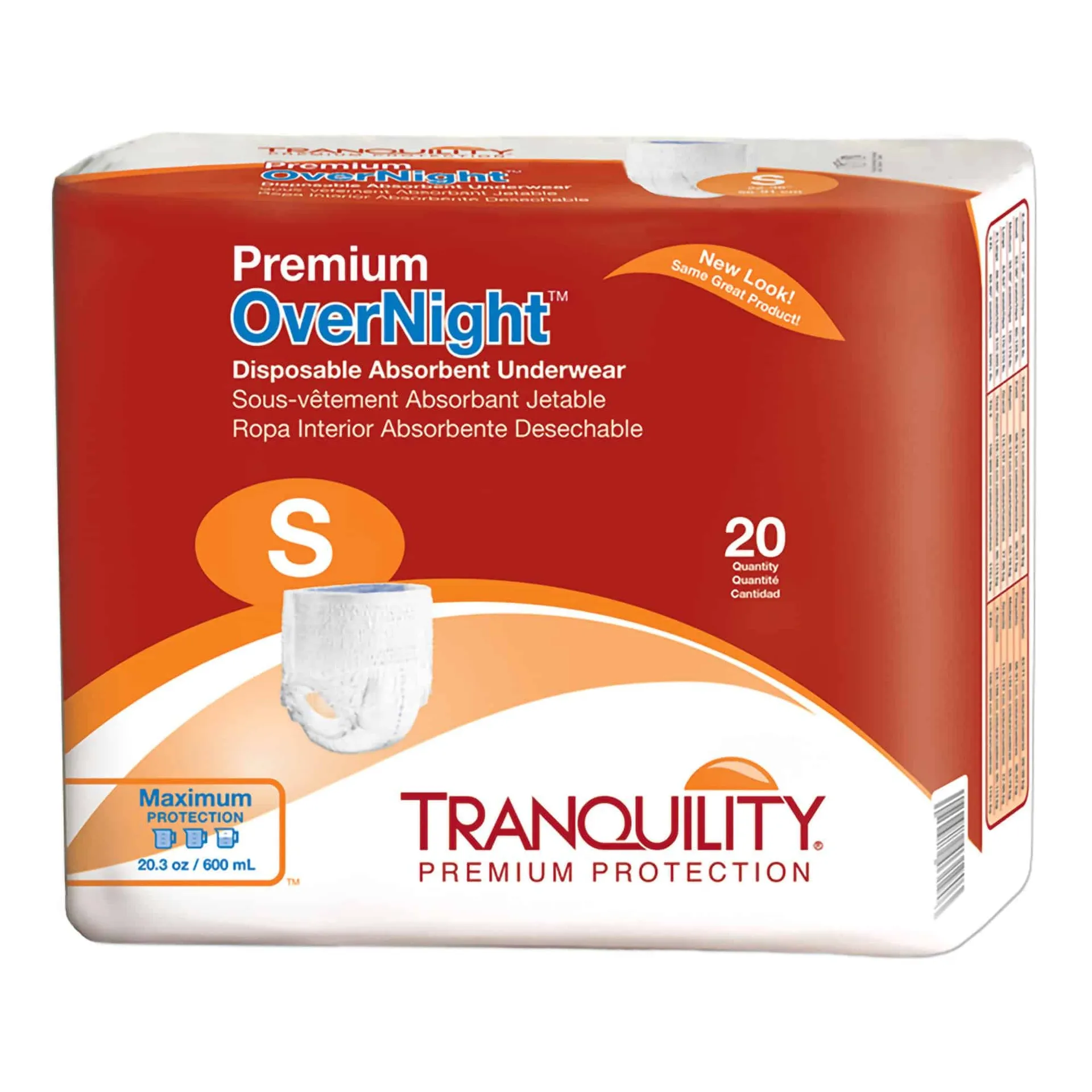 Tranquility Premium OverNight Disposable Absorbent Underwear Unisex Tranquility Premium OverNight Disposable Absorbent Underwear Unisex