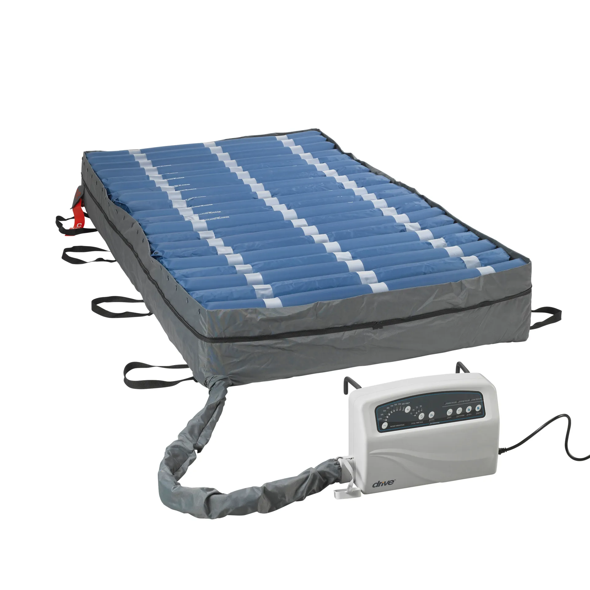 Drive Medical Med Aire Plus Bariatric Heavy Duty Low Air Loss Mattress System - Image 3