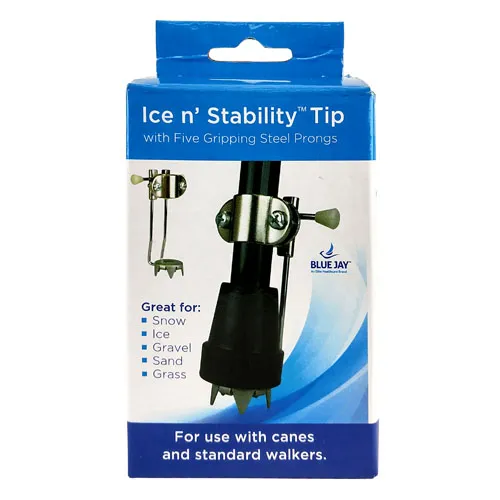 ICE & STABILITY Cane Tip with 5 Gripping Steel Prongs by Blue Jay - Image 8