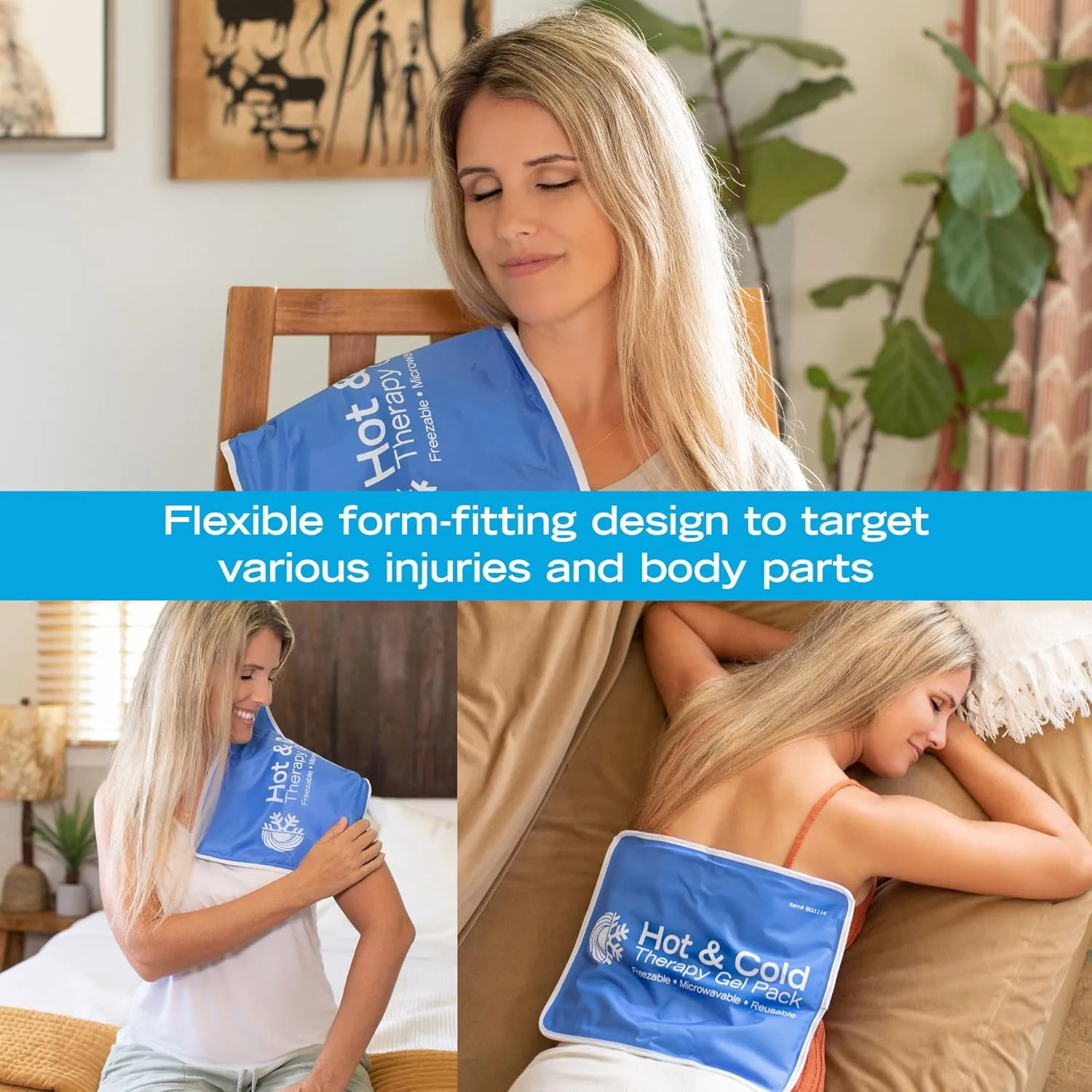 Roscoe Medical Gel Ice Pack, Reusable Hot & Cold Therapy 11 x 14 Inches - Image 6