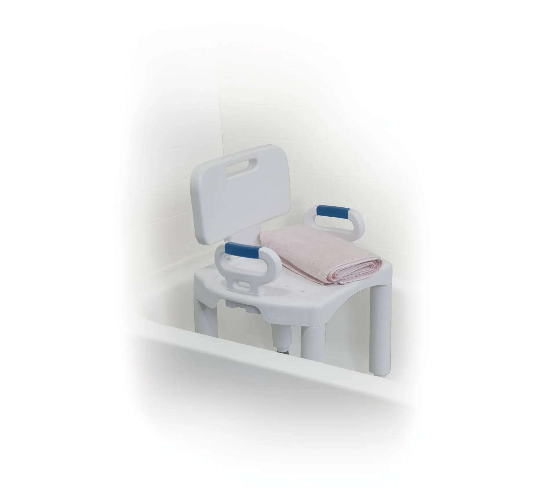 Drive Medical Premium Series Shower Chair with Back and Arms - Image 9
