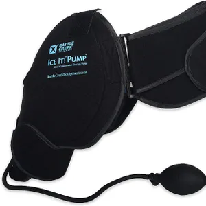 Battle Creek Ice It! Pump – Cold & Compression Therapy Wrap For Shoulders Battle Creek Ice It! Pump – Cold & Compression Therapy Wrap For Shoulders