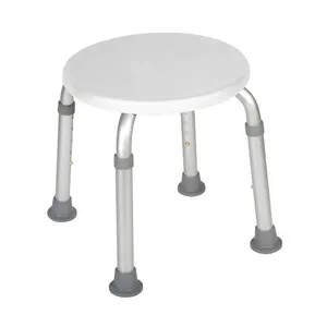 Drive Medical Adjustable Height Bath Stool, White Drive Medical Adjustable Height Bath Stool, White