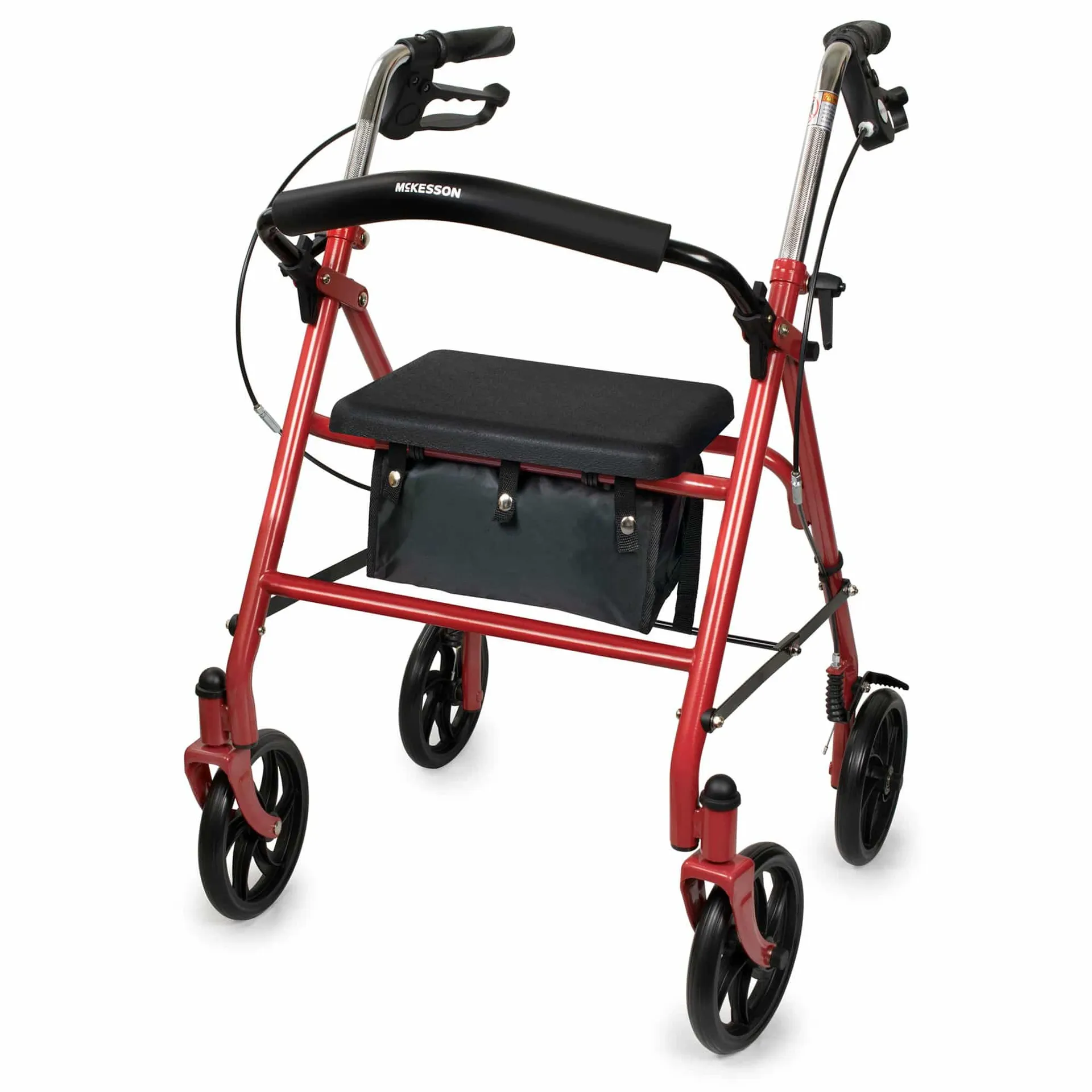 McKesson Folding Steel 4-Wheel Rollator, McKesson Folding Steel 4-Wheel Rollator,