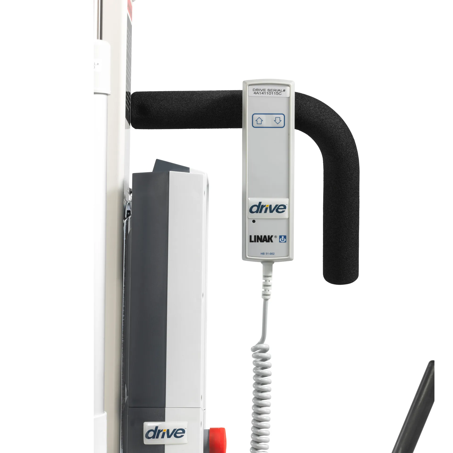 Drive Medical Bariatric Battery Powered Electric Patient Lift with Four Point Cradle and Rechargeable, Removable Battery, No Wall Mount - Image 6