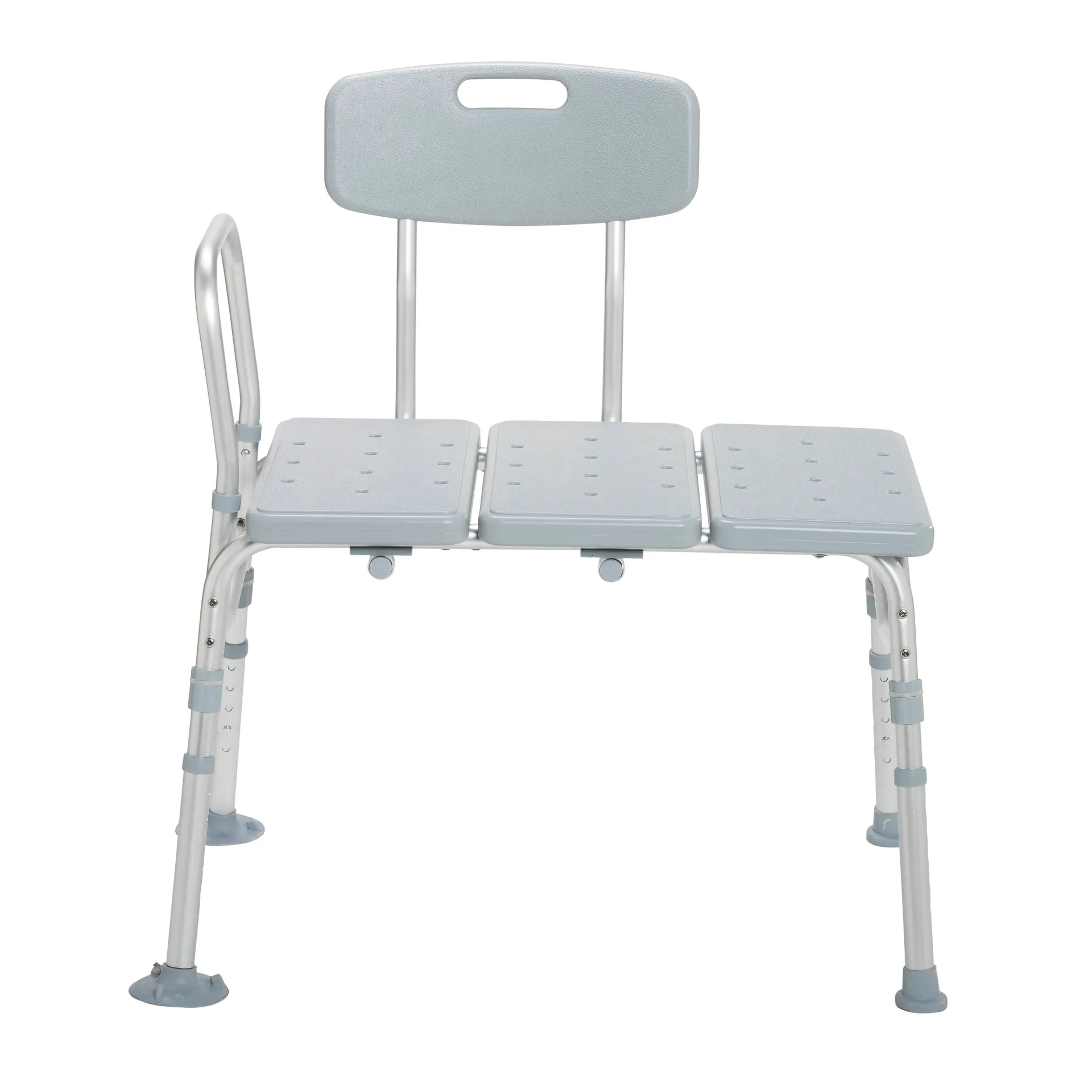 Drive Medical Plastic Tub Transfer Bench with Adjustable Backrest - Image 2