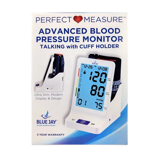 Blue Jay Perfect Measure Big Digit Talking Deluxe Blood Pressure Monitor - Image 6
