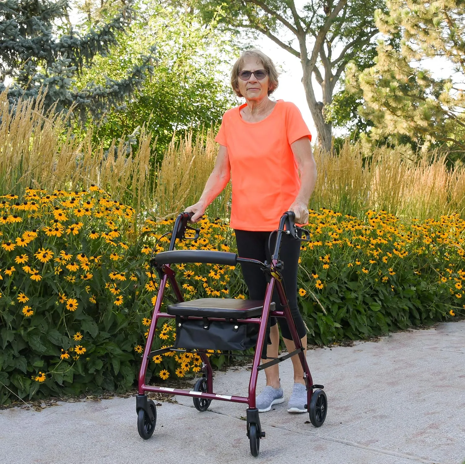 ProBasics Junior Aluminum Rollator With 6" Wheels - Image 5
