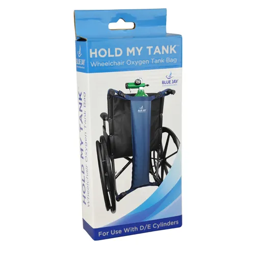 HOLD MY TANK Wheelchair Oxygen Cylinder Navy Bag by Blue Jay - Image 9