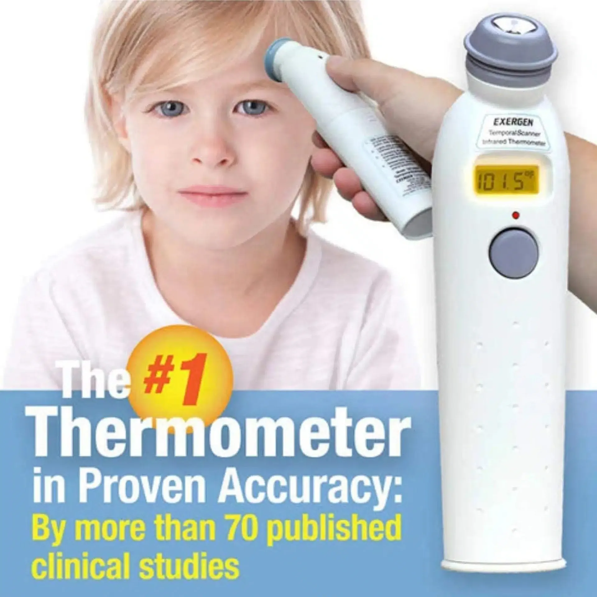 Exergen TAT-2000 Temporal Contact TemporalScanner Artery Professional Thermometer - Image 3