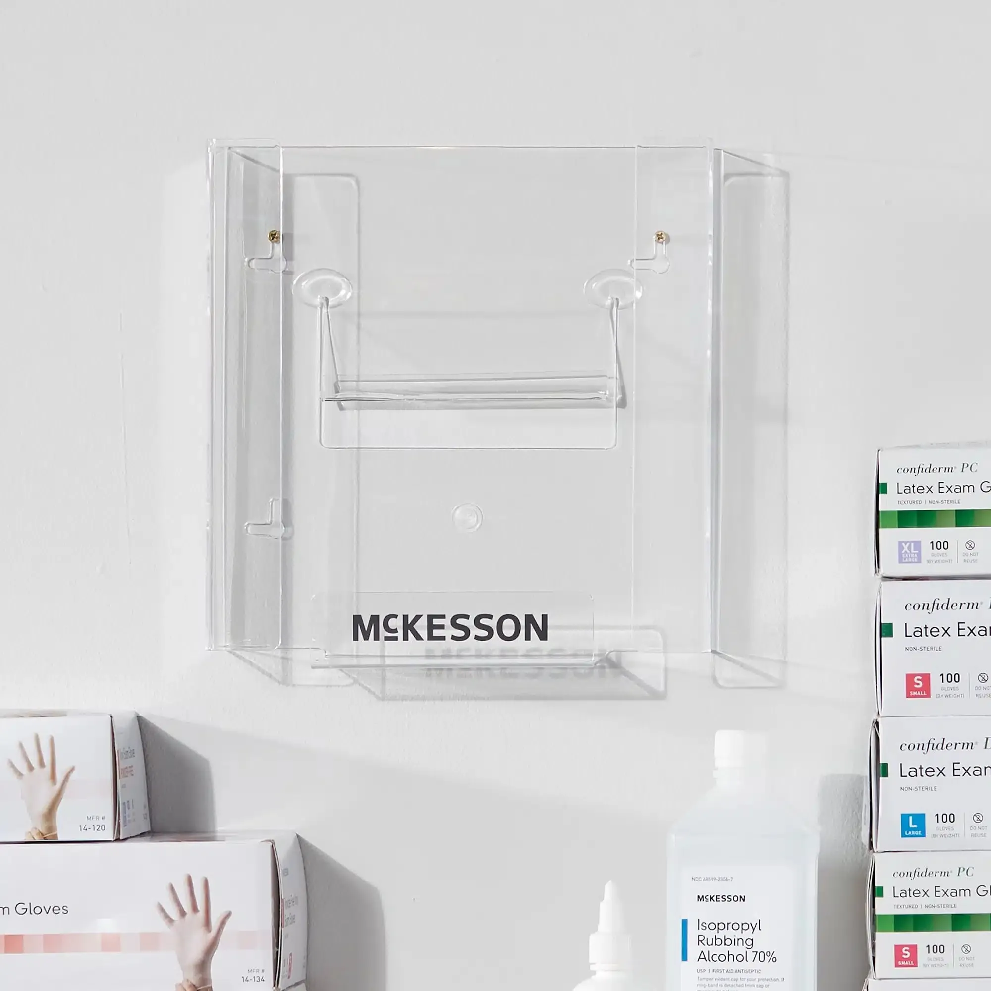 McKesson Glove Box Holder Horizontal or Vertical Mounted 2-Box Capacity - Image 9