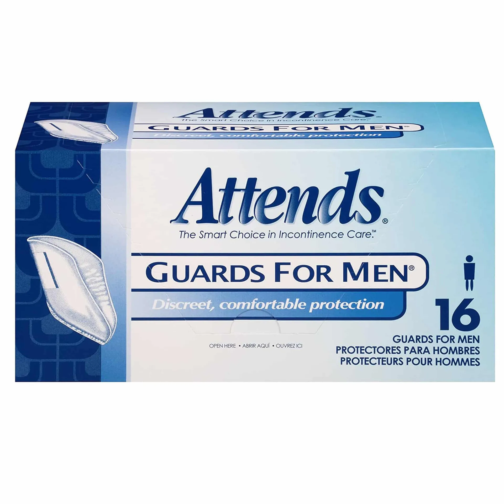 Attends Guards for Men, Light Absorbency Attends Guards for Men, Light Absorbency