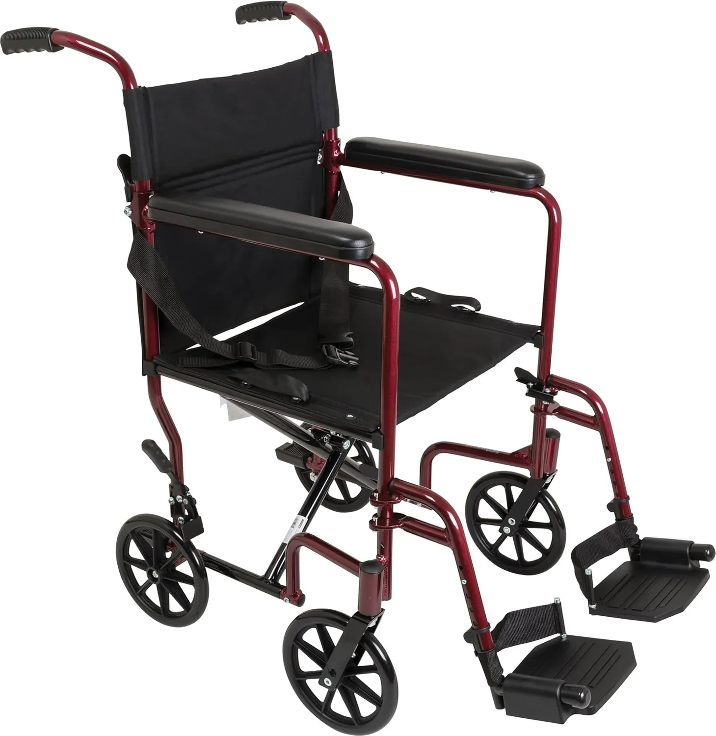 ProBasics Aluminum Lightweight Foldable Transport Chair With 19 inch Seat - Image 2