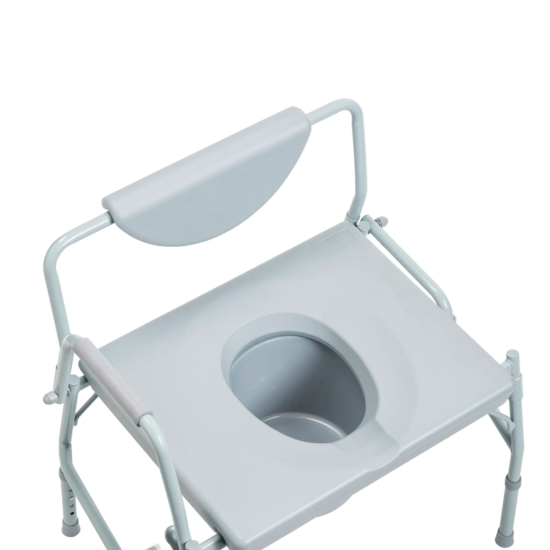 Drive Medical Bariatric Drop Arm Bedside Commode Chair - Image 8