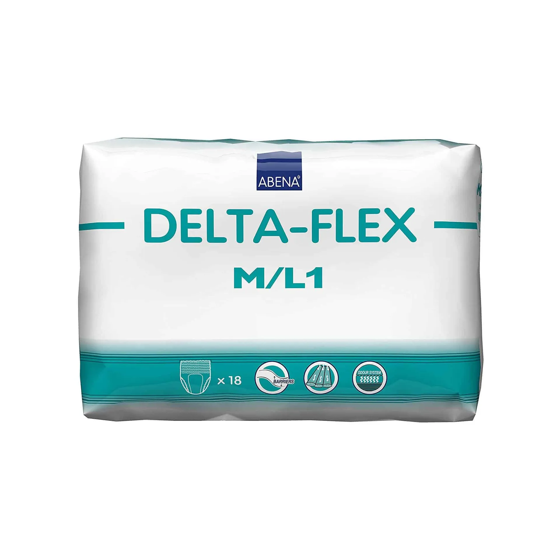 Abena Delta-Flex L1 Absorbent Underwear, Medium / Large Abena Delta-Flex L1 Absorbent Underwear, Medium / Large