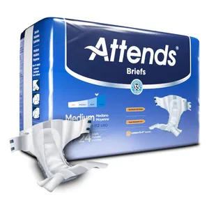 Attends Briefs, Heavy Absorbent Adult Incontinence Briefs, Unisex Attends Briefs, Heavy Absorbent Adult Incontinence Briefs, Unisex