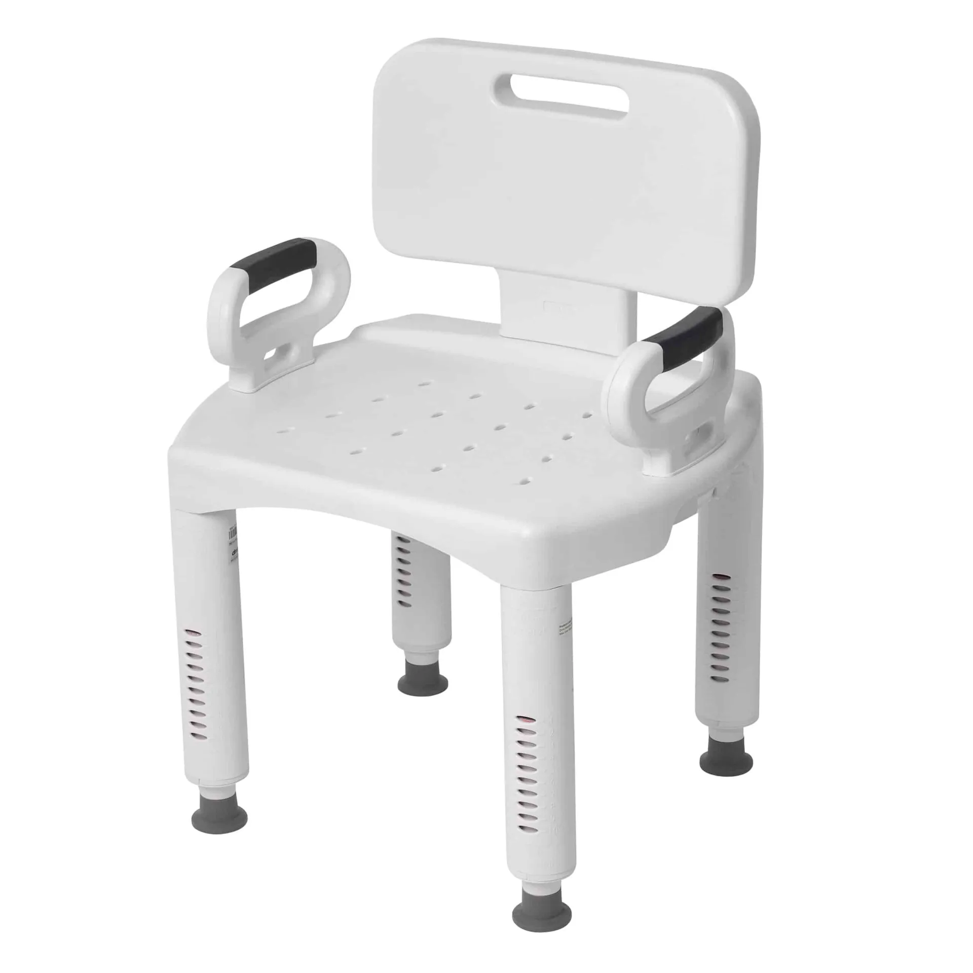 Drive Medical Premium Series Shower Chair with Back and Arms Drive Medical Premium Series Shower Chair with Back and Arms
