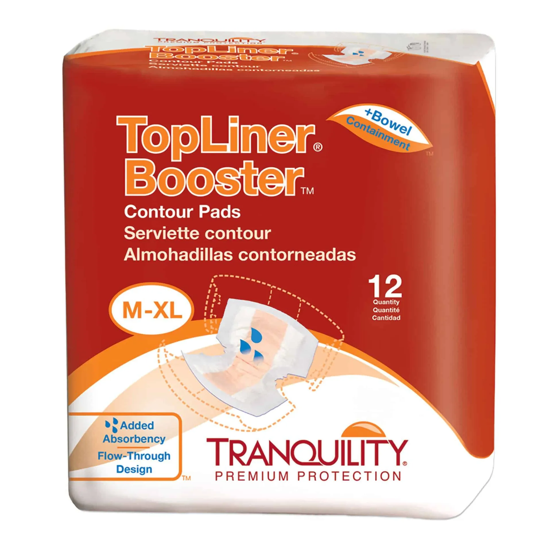 Tranquility TopLiner Booster Contour Pads Tranquility TopLiner Booster Contour Pads
