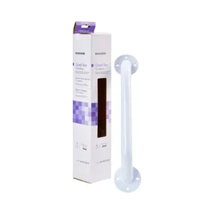 McKesson White Wall Grab Bar Steel McKesson White Wall Grab Bar Steel