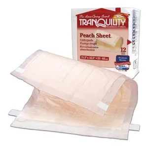 Tranquility Peach Sheet Underpads Tranquility Peach Sheet Underpads