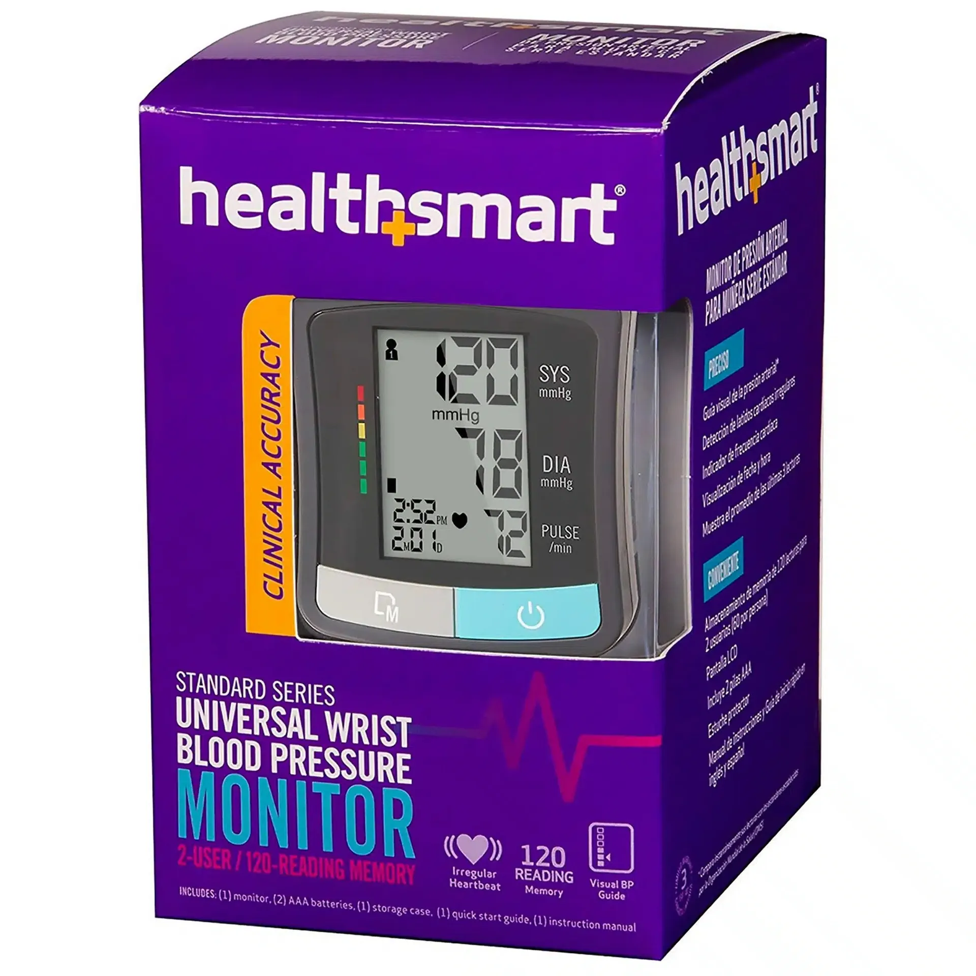Health Smart Home Automatic Digital Blood Pressure Monitor Wrist Unit - Image 2