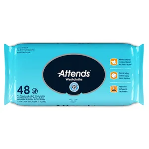 Attends Unscented Washcloths 48ct Attends Unscented Washcloths 48ct