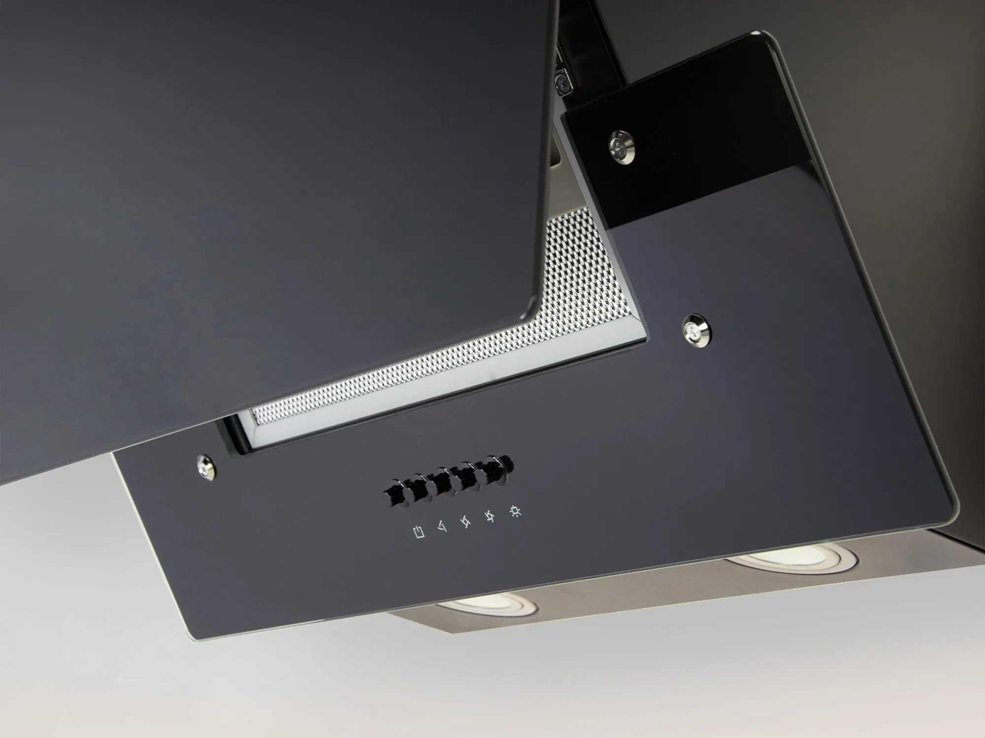 Berdsen BT-212 60 cm kamino formos viryklės gartraukis, juodas - nuotrauka 1