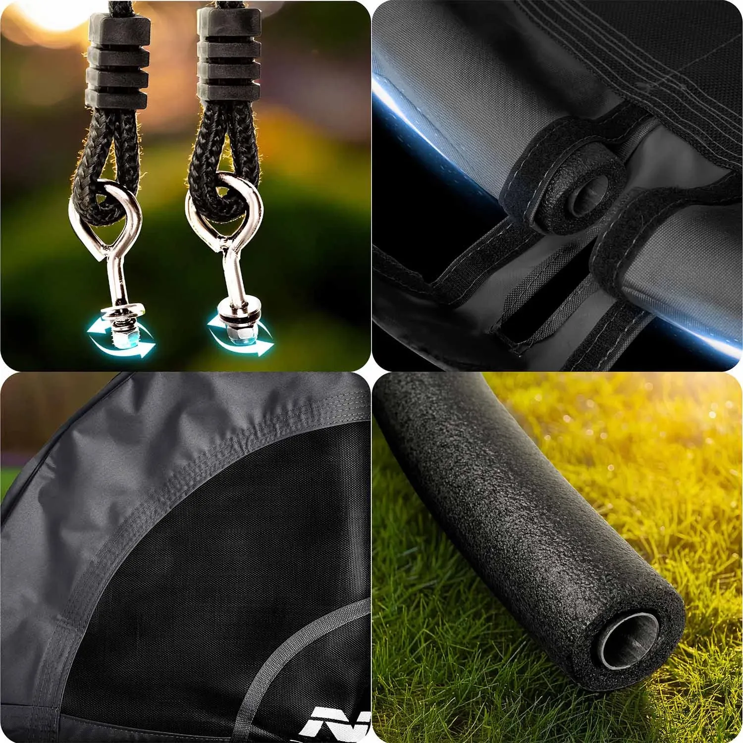 Gandro lizdo sūpynės Neo-Sport NS-103 100 cm - nuotrauka 1