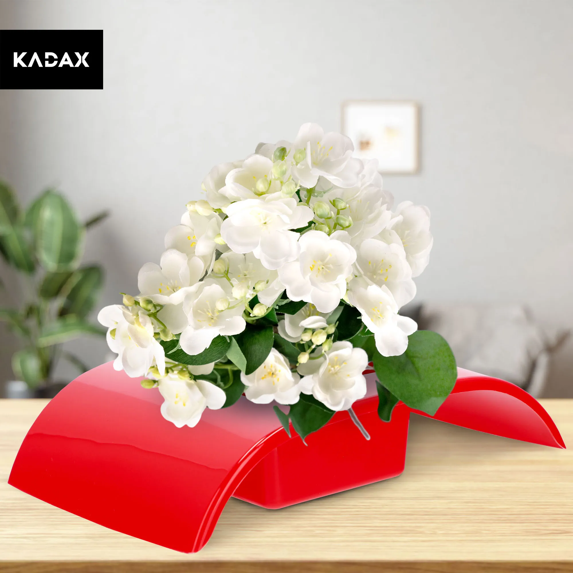 Stačiakampė gėlė ikebana 19 x 4 cm