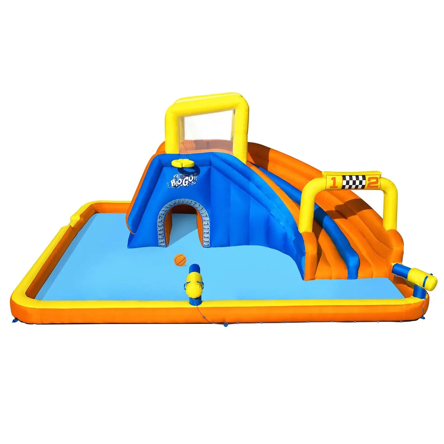 Pripučiama žaidimų aikštelė „Mega Park“, 551 x 502 x 265 cm, „Bestway 53377“. - nuotrauka 1